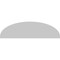 Ekena Millwork Elliptical Sunburst Architectural Grade PVC Pediment, 34"W x 9-1/2"H x 2"P PEDPS034X095ELL01 - alternate 3